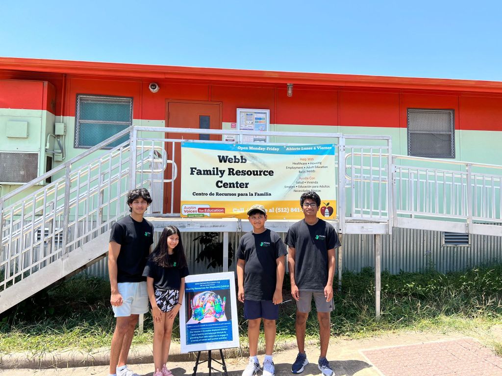 Back to School donation event supporting AISD International Welcome Center